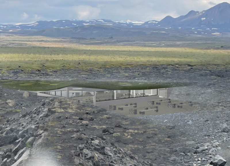 Living Moss and Compacted Ash Integrate into a Volcanic Refuge