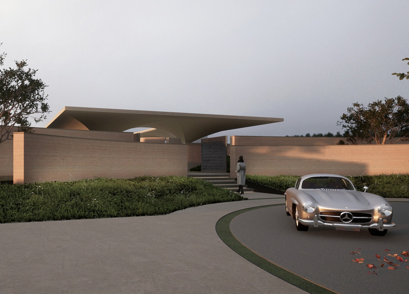 Rammed Earth and Green Roofs Enhancing Wine Production in a Natural Landscape