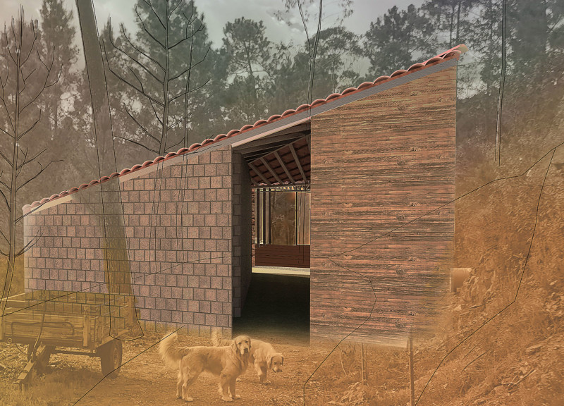 Tectonic Roofs and Terracotta Elements in a Cliffside Wellness Retreat