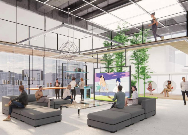 Flexible Workspace Designed for Content Creators with Dedicated Interaction Zones