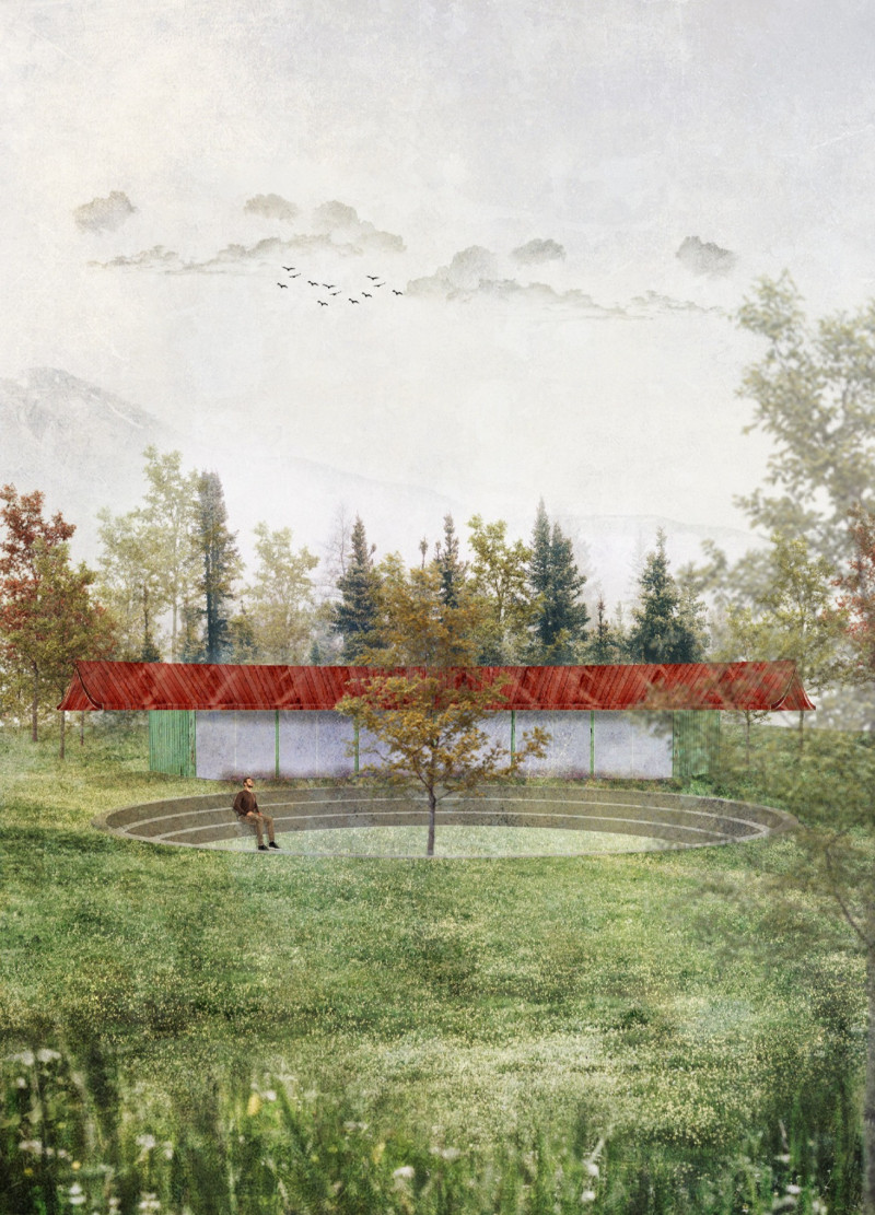 Half-Circular Cabins Embracing Vineyard Serenity in Sustainable Wood