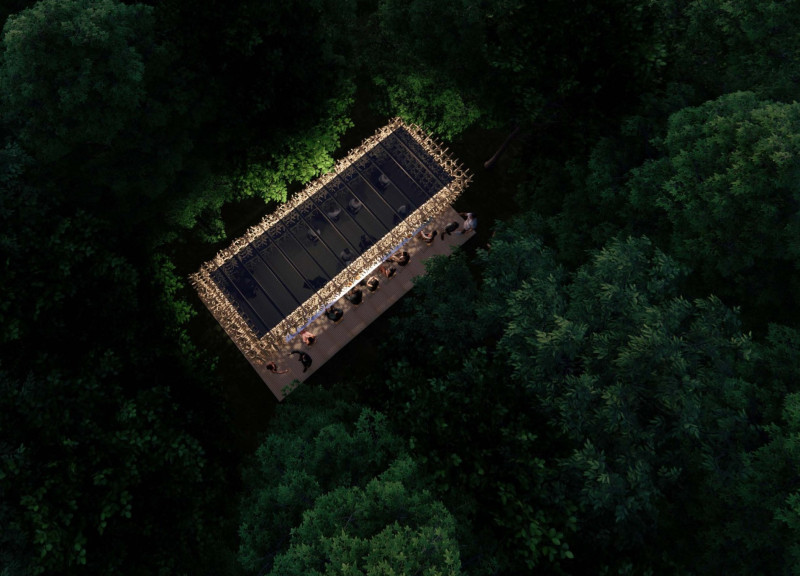 Mortise and Tenon Structure Facilitating Community Participation in Modular Food Spaces