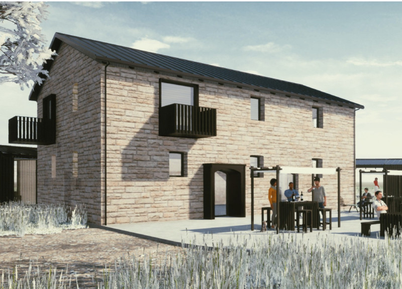 Circular Guest Houses Emphasizing Micro-Modular Living and Communal Interaction