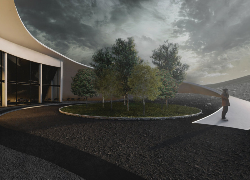 Charred Wood Facade and Cross-Laminated Timber Create Cohesive Community Space