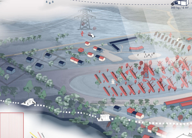 Inflatable Shelter Constructed with Reclaimed Inner Tubes and Tarpaulins for Sustainable Living