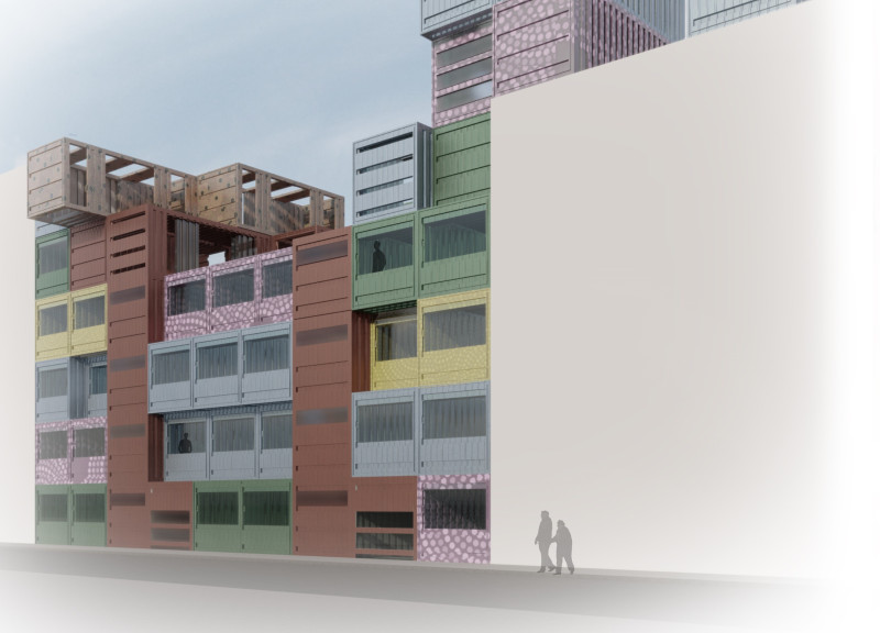 Containers for Community Living with Aboriginal Art Influence