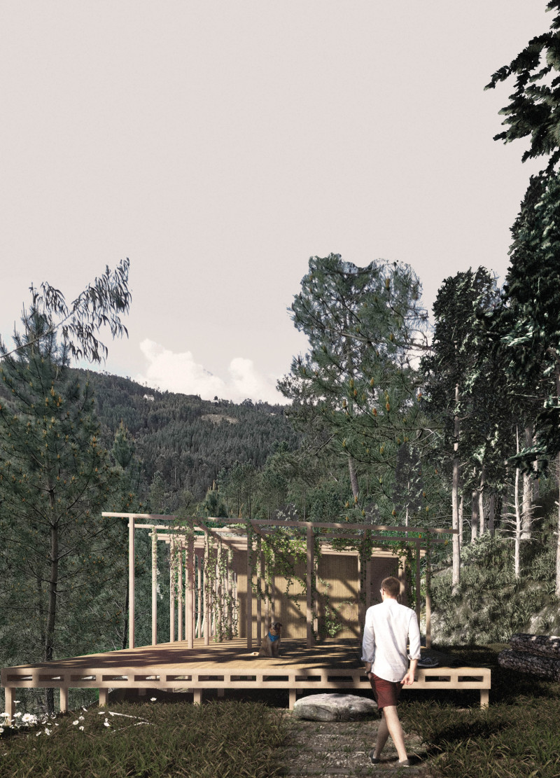 Cork and Pine Retreat Integrating Greywater Management in Natural Surroundings