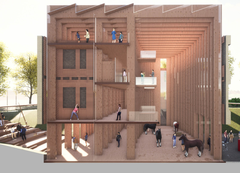 Brick and Wood Framework Enriching Local Heritage Through Education