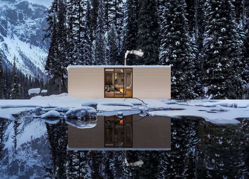 Upcycled Shipping Container Embracing Natural Light and Modular Living