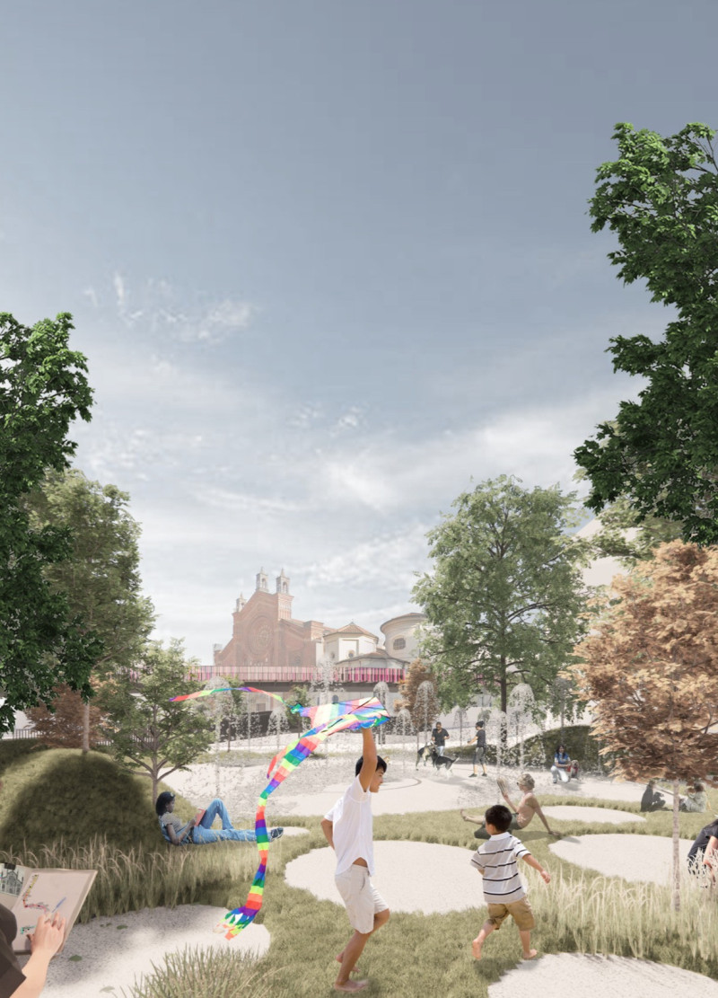 Floodable Landscapes Enhancing Urban Greenery Along Historic Waterways