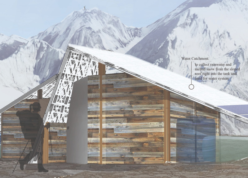 Composting System with Recycled Materials in Alpine Sanitation Facility