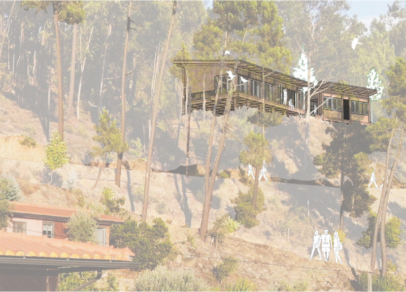 Rammed Earth Walls and Mosaic Tiles in a Zen-Inspired Wellness Retreat