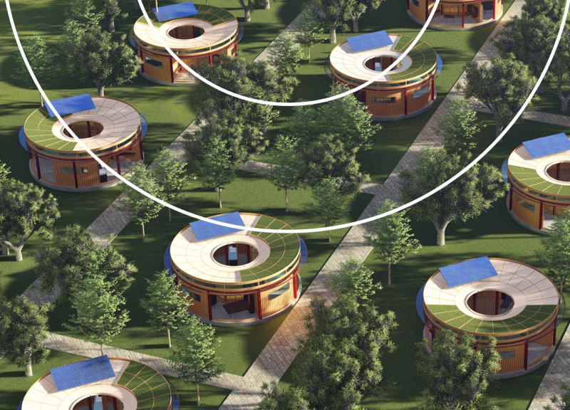 Flexible Living Spaces with Movable Walls in a Circular Layout