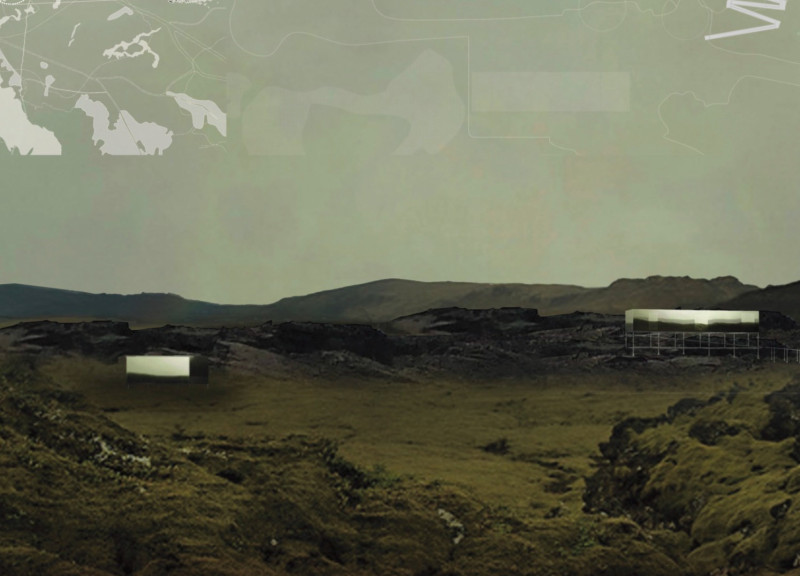 Wire Mesh Walkways and Transparent Frames Enhancing Geothermal Visitor Experience