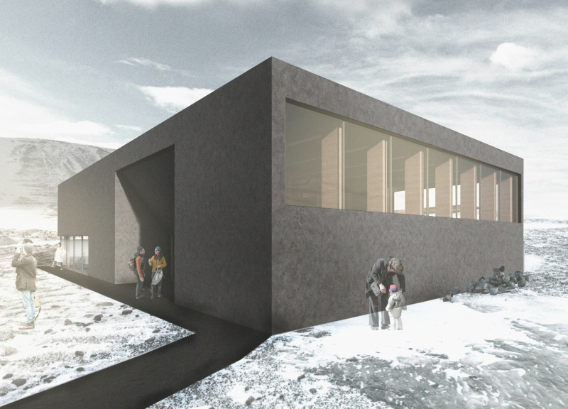 Geothermal Energy and Movable Rails Enhance Visitor Experience in Icelandic Coffee Shop