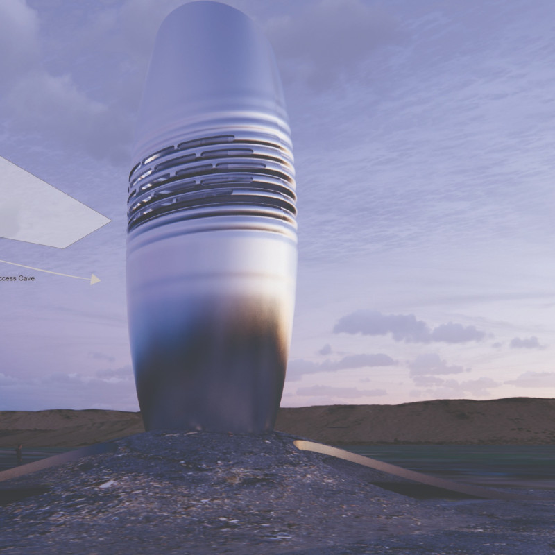 Rippled Form Enhancement with Galvanized Steel and Mineral Wool in Public Space