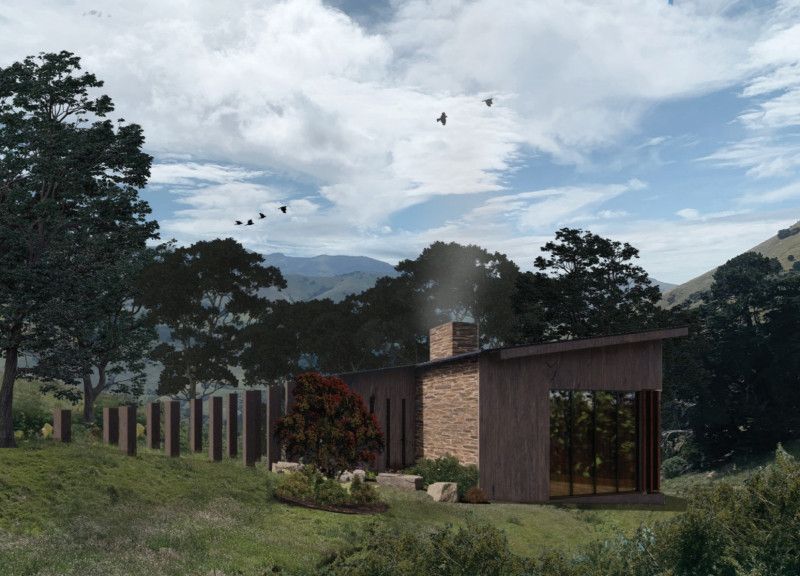 Light-Diffusing Cedar Retreat Embracing Local Flora