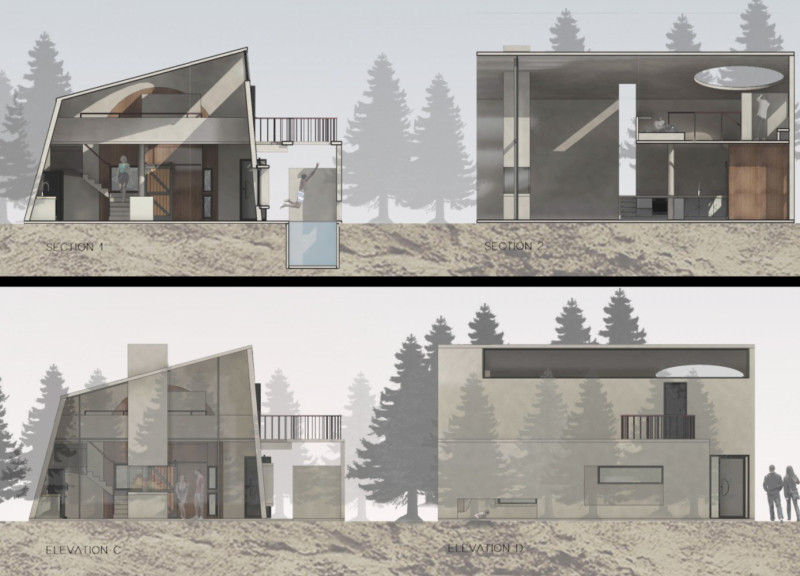 Playing with Light and Shadow in a Concrete Residence with Sustainable Elements