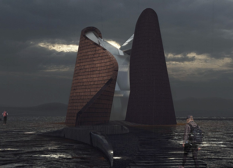 Charred Wood Volumes Reflecting Tectonic Forces in Icelandic Landscape