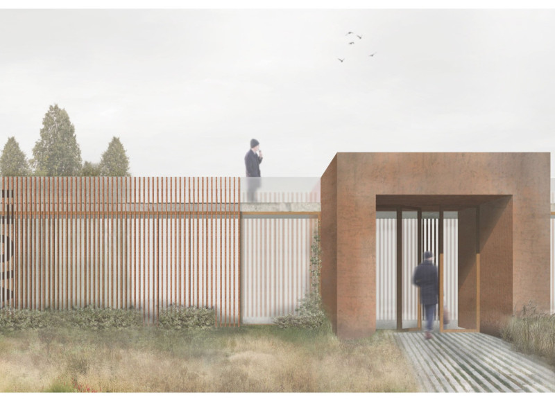 Corten Steel Canopies and Modular Housing Within a Lush Biosphere Reserve