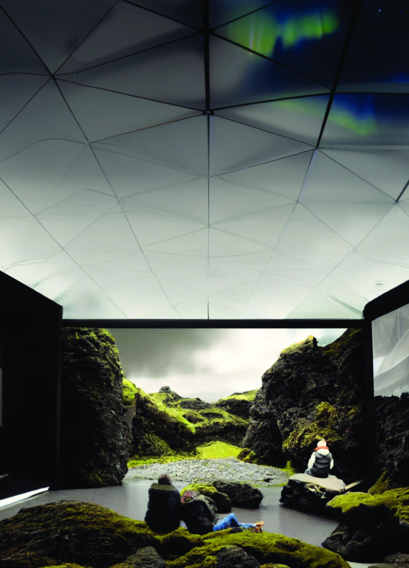 Inflatable Pavilion Enveloped in Etfe Creating Unique Cinematic Experiences