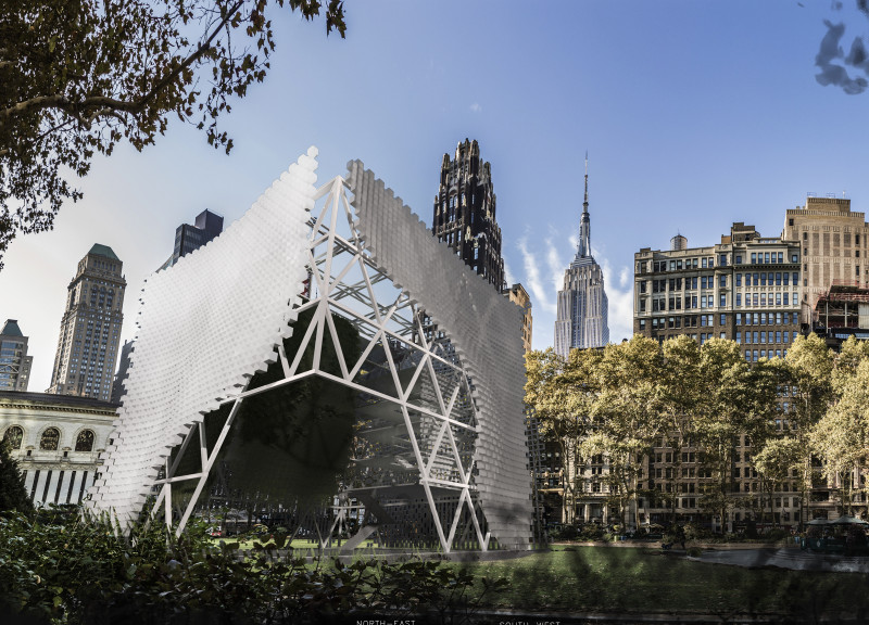 Suspended Cubicals Exploring Human Evolution Within Interactive Gallery