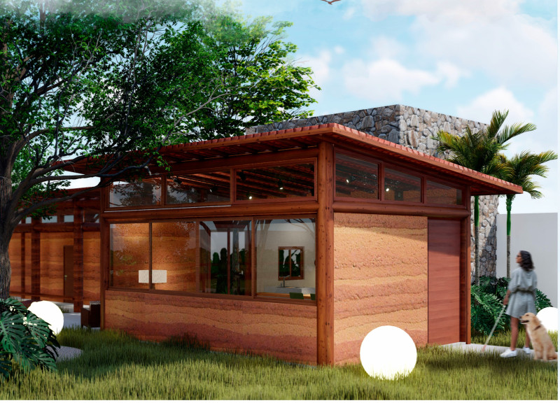 Eucalyptus Framework Embracing Sensory Experience in a Natural Landscape