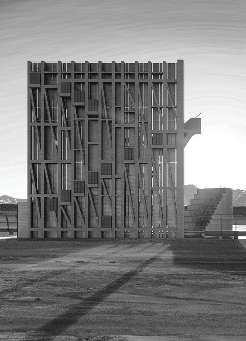 Weightless Wooden Beams Enhancing Views in a Natural Landscape