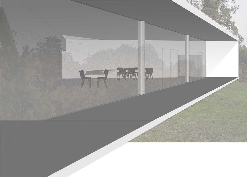 Fragmented Forms with Shot Concrete Emphasize Connection to Vineyard Experience