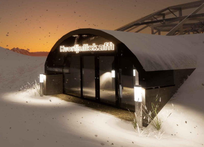 Mushroom Coffee and Thermal Mass in a Greenhouse Visitor Center
