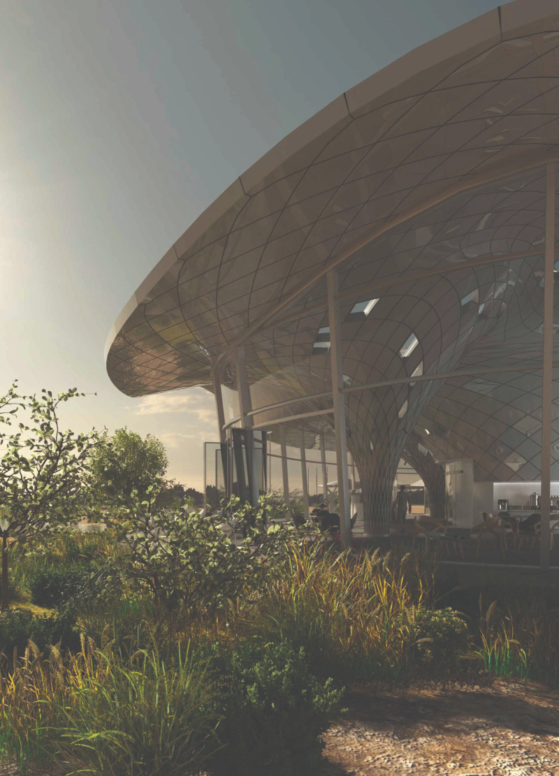 Balancing Grace with Glass and GRP in a Wetland Visitor Center