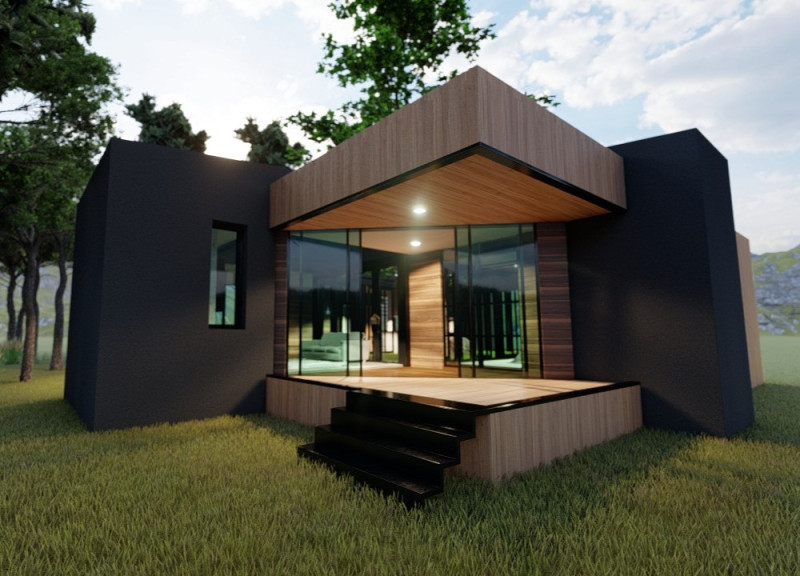 Cross-Laminated Timber Panels and Charred Shingles Define a Residential Retreat in Nature