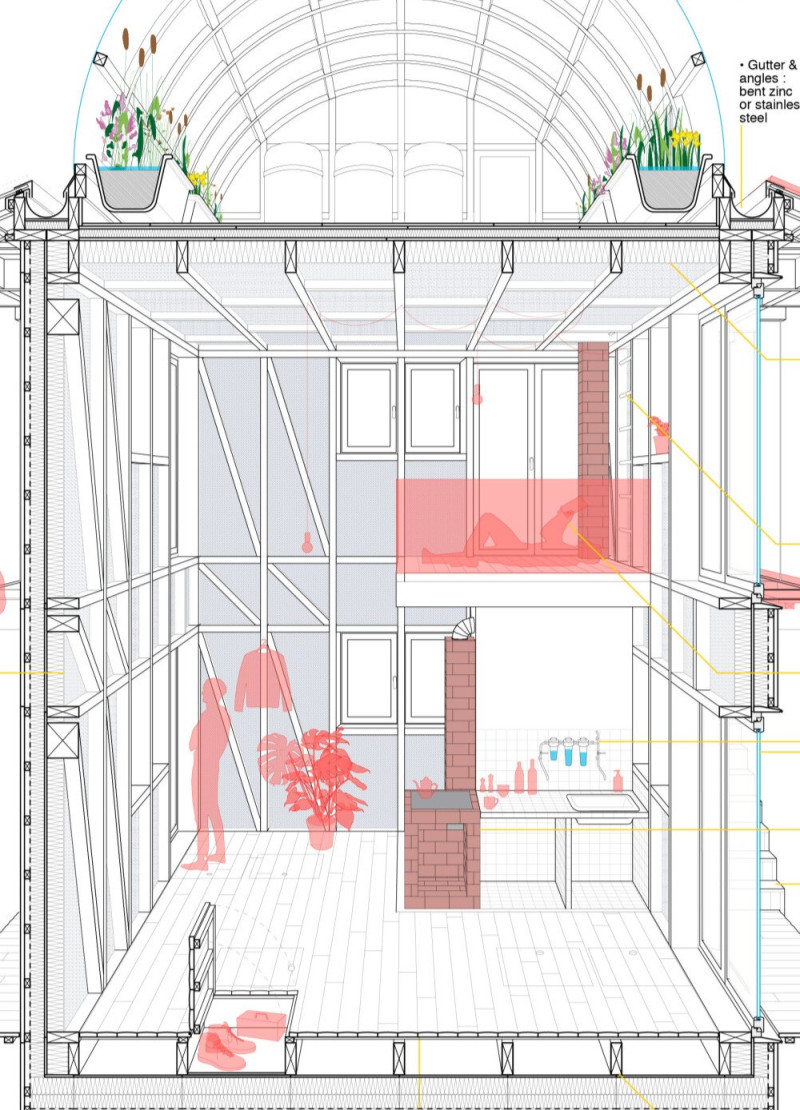Buffered Bathtubs and Recycled Insulation in a Self-Sufficient Home