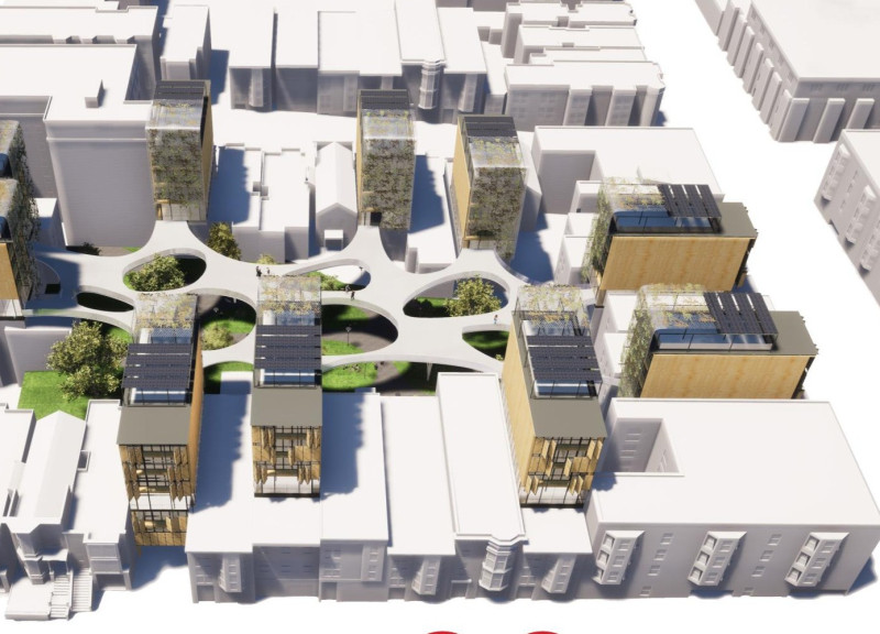 Community-Focused Green Spaces Within Modular Housing Solutions