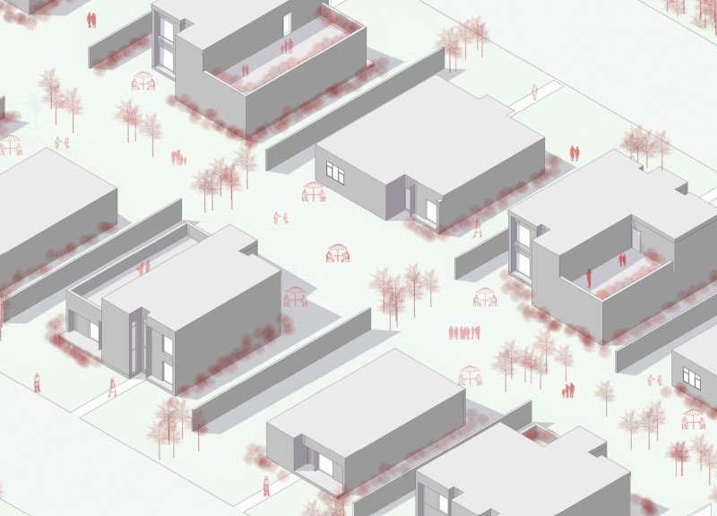 A Core Structure Supporting Flexible Living Spaces in an Integrated Community