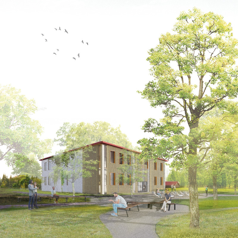 Wood Panels and Historical Preservation in a Museum for Equine Culture