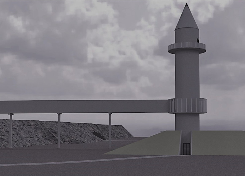 Artificial Hill Inspired by Traditional Turf Houses for Visitor Engagement