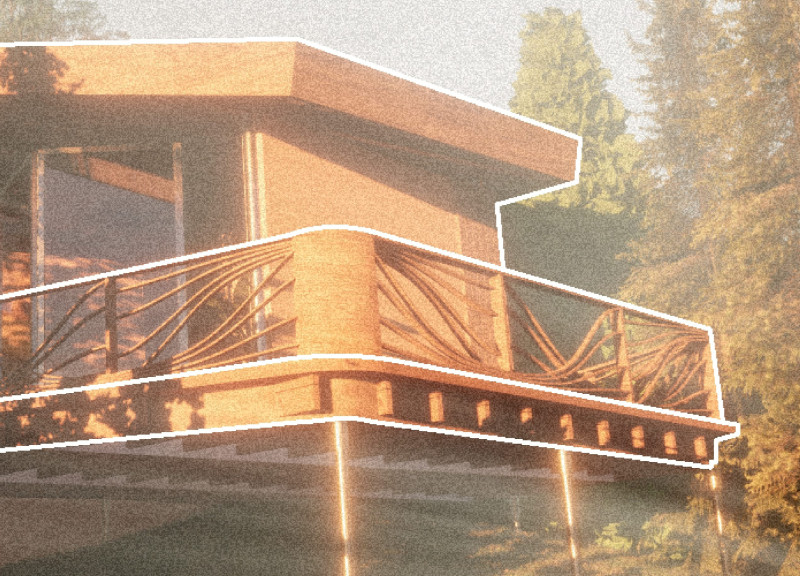 Steambent Holm Oak Cabin with Greywater System for Mindful Reflection