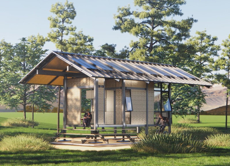 Movable Shells Creating Flexible Living Spaces with Collapsible Walls