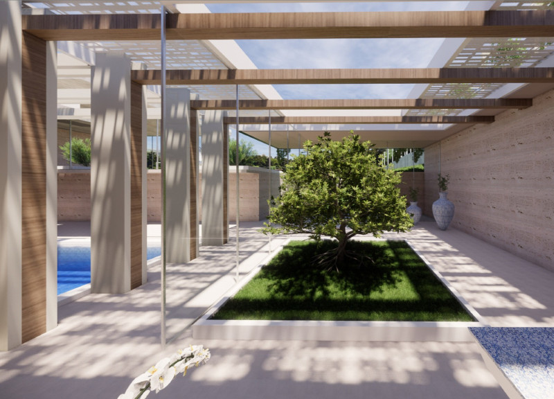 Charred Wooden Shingles and Green Roofs Shape a Community Focused Retreat Amidst Nature