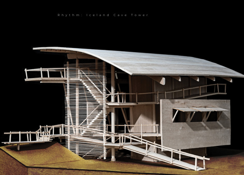 Weathered Steel Above Subterranean Landscapes in Iceland