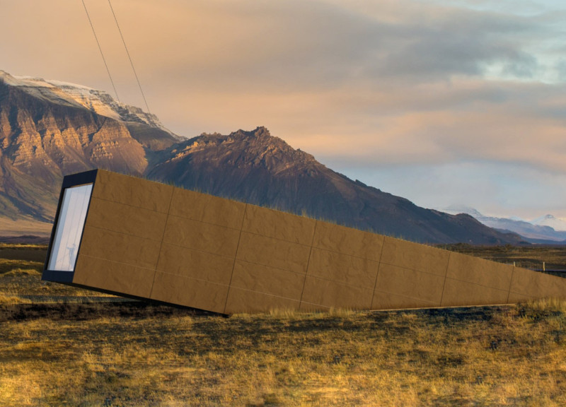 Cross-Laminated Timber Pavilion Embracing Geological Narrative Through Charred Wooden Shingles