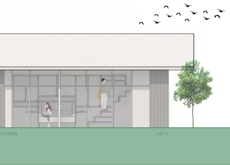 Murphy Couch and Pullout Stairs Enhance Compact Living Space