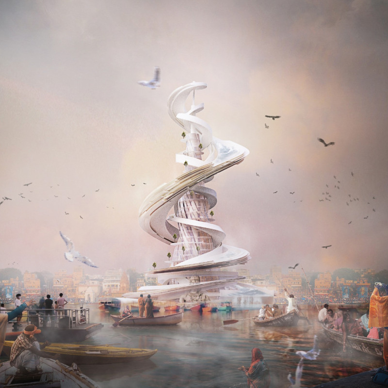 Purification Systems Enhancing Ganges Rituals Through Community Spaces