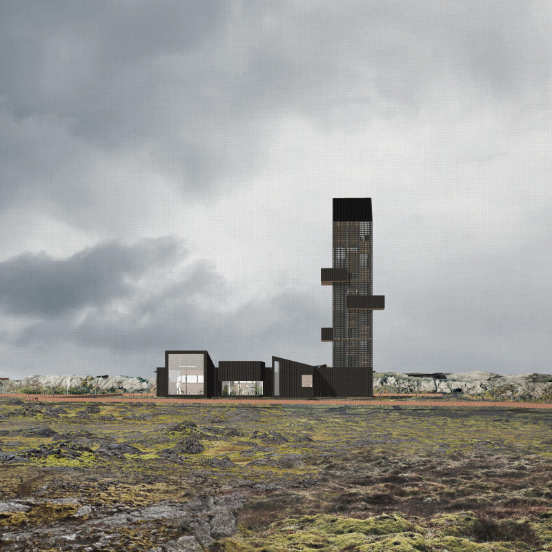 Interwoven Laths and Geothermal Energy in a Visitor Center Experience