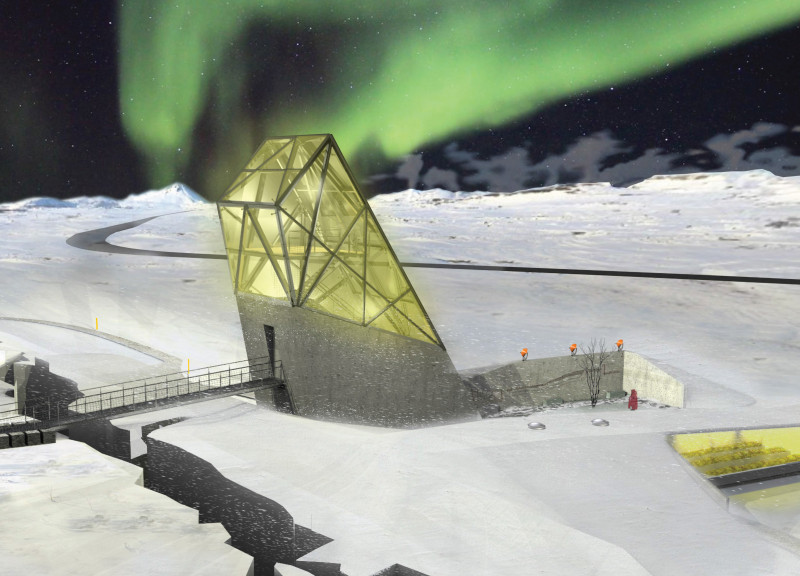 Harnessing Wind Energy and Native Ecologies Within a Geological Visitor Center