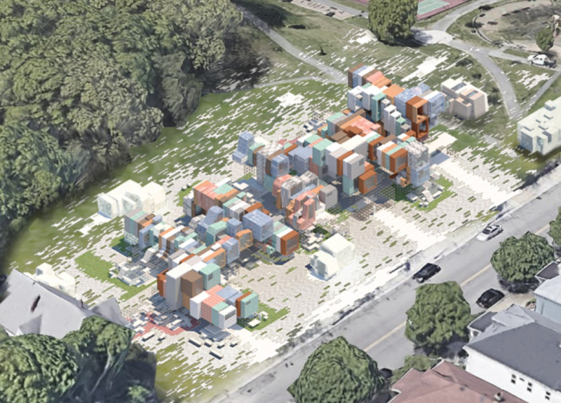 Community Pods Supported by Structural Insulated Panels