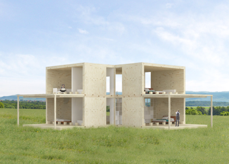 Folding Walls Enhance Passive Airflow in Modular Housing