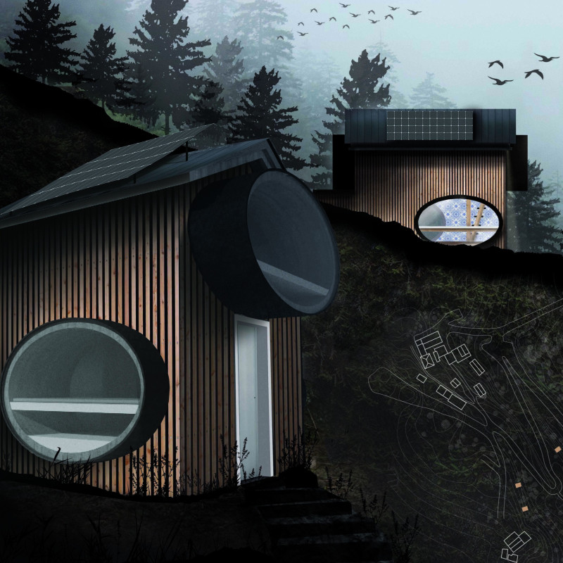 Concrete Retreats with Natural Greywater Purification
