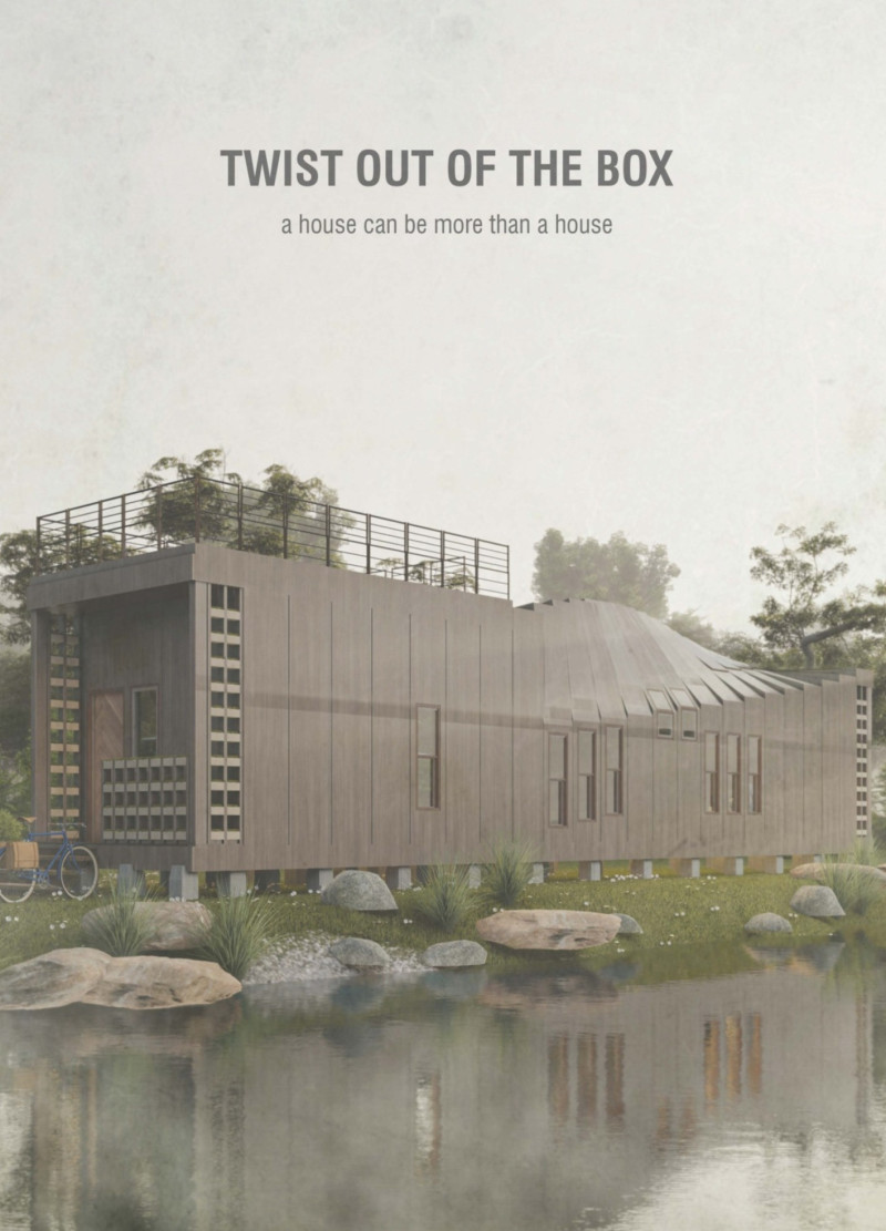 Twisting Forms with Green Roofs and Grey Water Recycling